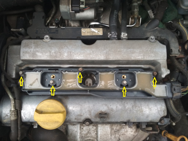 Замена или ремонт модуля зажигания в двигателе Opel Z18XE