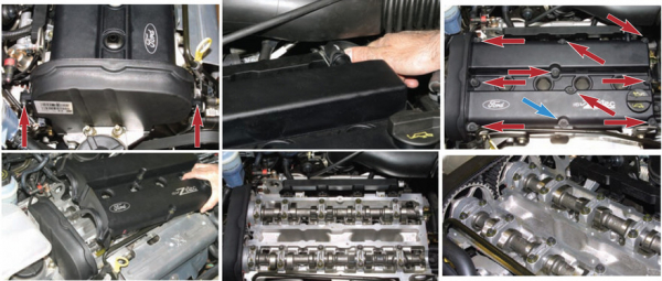 Замена шестерни привода ГРМ для Ford Focus I Zatec 1.4L